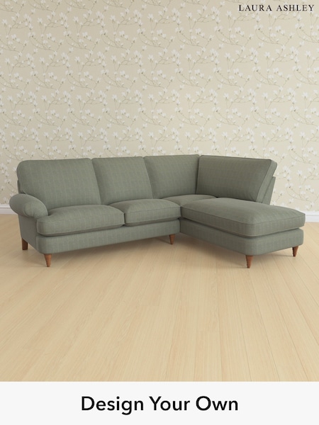 Birchgrove Check/Olive Green Beaumaris By Laura Ashley (W46997) | £2,550
