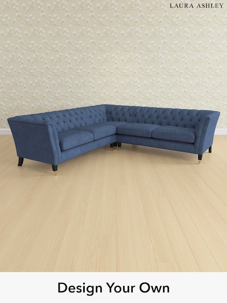 Bainton/Midnight Navy Chatsworth Button Back By Laura Ashley (W47007) | £2,850