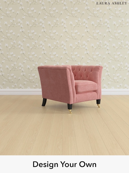 Bainton/Old Rose Pink Chatsworth Button Back By Laura Ashley (W47014) | £950