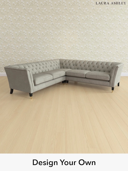 Bainton/Pale Steel Grey Chatsworth Button Back By Laura Ashley (W47033) | £2,850