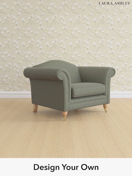 Birchgrove Check/Olive Green Gloucester By Laura Ashley (W47059) | £1,050