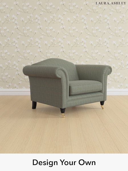 Birchgrove Check/Olive Green Gloucester By Laura Ashley (W47059) | £1,050