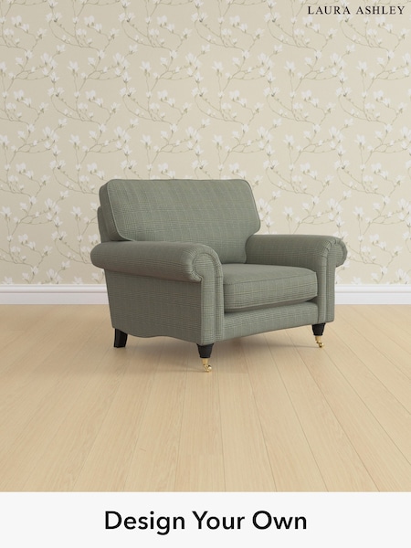 Birchgrove Check/Olive Green Kingston By Laura Ashley (W47060) | £1,075