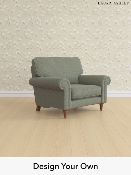 Birchgrove Check/Olive Green Kingston By Laura Ashley (W47060) | £1,075