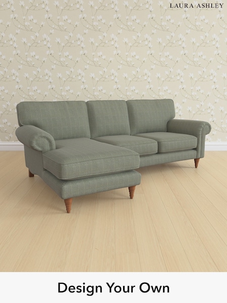 Birchgrove Check/Olive Green Kingston By Laura Ashley (W47060) | £2,325