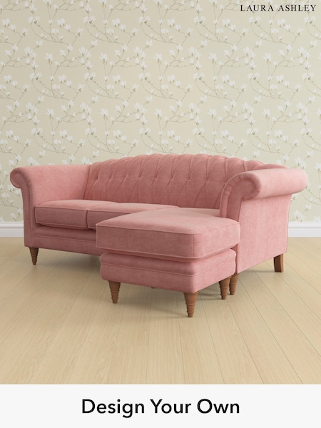 Bainton/Old Rose Pink Gloucester Button Back By Laura Ashley (W47067) | £1,800