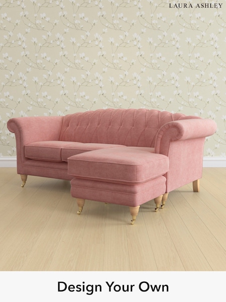 Bainton/Old Rose Pink Gloucester Button Back By Laura Ashley (W47067) | £1,800