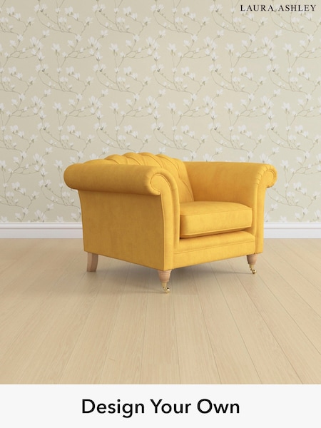 Bainton/Ochre Yellow Gloucester Button Back By Laura Ashley (W47069) | £900