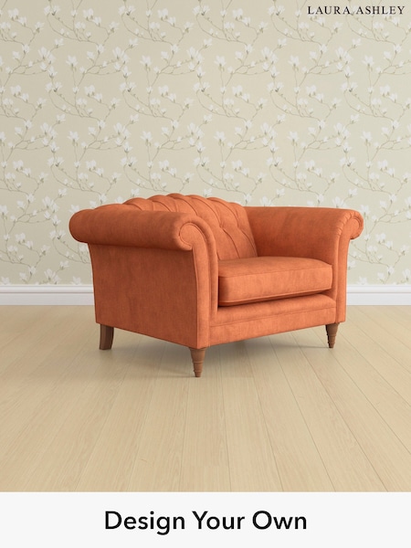 Bainton/Terracotta Orange Gloucester Button Back By Laura Ashley (W47079) | £1,000