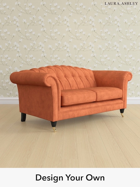 Bainton/Terracotta Orange Gloucester Button Back By Laura Ashley (W47079) | £1,250