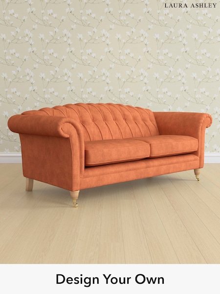 Bainton/Terracotta Orange Gloucester Button Back By Laura Ashley (W47079) | £1,450