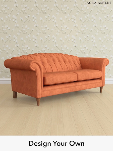 Bainton/Terracotta Orange Gloucester Button Back By Laura Ashley (W47079) | £1,450