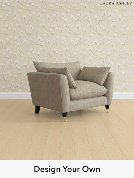 Carolyn Check/Hazelnut Natural Casterton By Laura Ashley (W47085) | £1,050