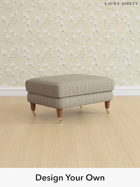 Carolyn Check/Hazelnut Natural Lynden By Laura Ashley (W47086) | £550