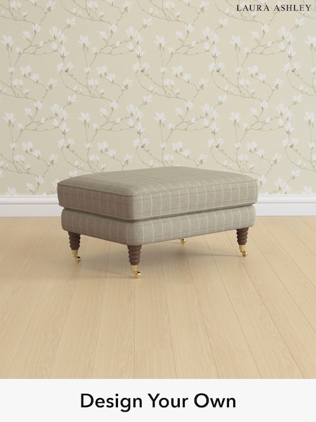Carolyn Check/Hazelnut Natural Lynden By Laura Ashley (W47086) | £550