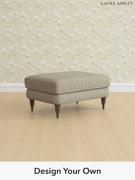 Carolyn Check/Hazelnut Natural Lynden By Laura Ashley (W47086) | £550