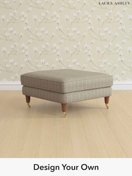 Carolyn Check/Hazelnut Natural Lynden By Laura Ashley (W47086) | £675