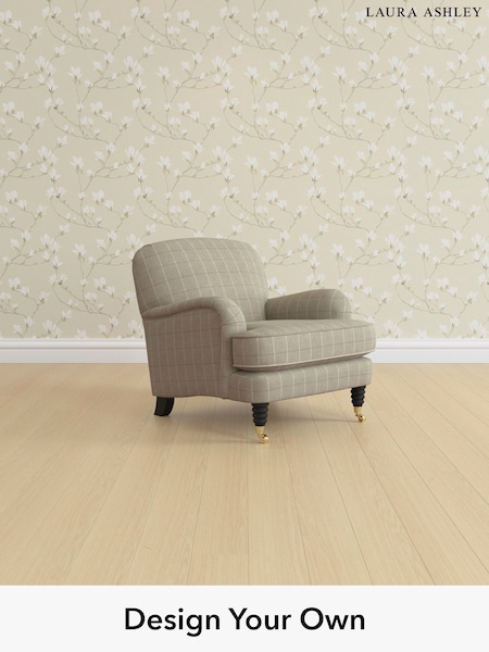 Carolyn Check/Hazelnut Natural Lynden By Laura Ashley (W47086) | £900