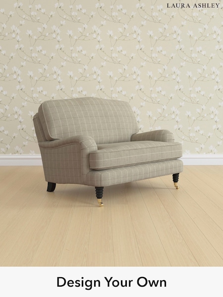 Carolyn Check/Hazelnut Natural Lynden By Laura Ashley (W47086) | £1,025