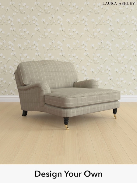 Carolyn Check/Hazelnut Natural Lynden By Laura Ashley (W47086) | £1,200