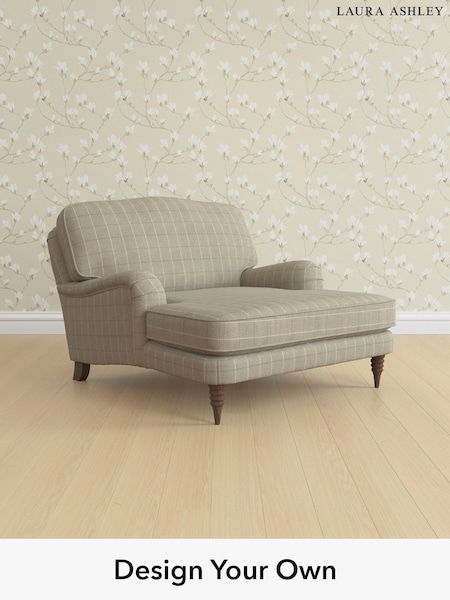 Carolyn Check/Hazelnut Natural Lynden By Laura Ashley (W47086) | £1,200