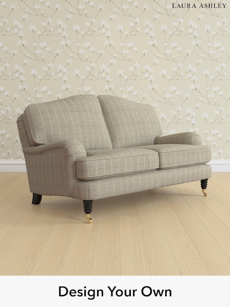 Carolyn Check/Hazelnut Natural Lynden By Laura Ashley (W47086) | £1,250