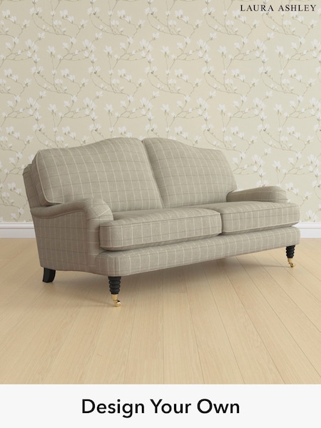 Carolyn Check/Hazelnut Natural Lynden By Laura Ashley (W47086) | £1,350