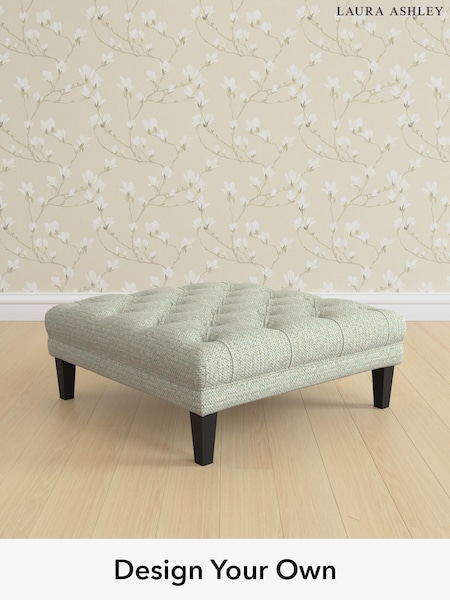Borwick/Newport Blue Chatsworth Button Back By Laura Ashley (W47087) | £650