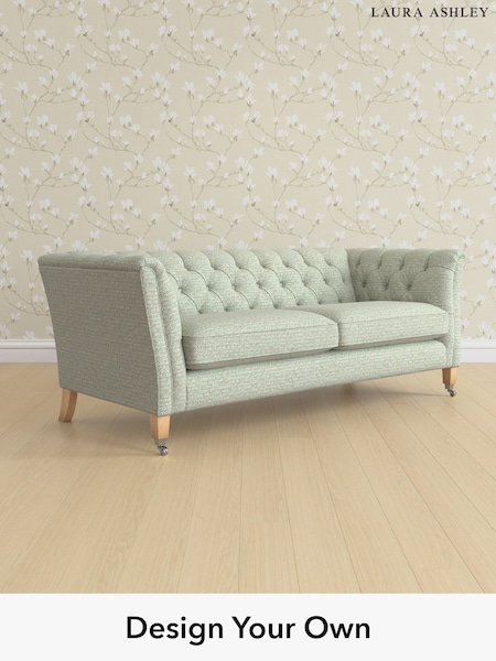 Borwick/Newport Blue Chatsworth Button Back By Laura Ashley (W47087) | £1,600