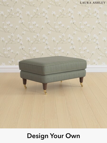 Birchgrove Check/Olive Green Lynden Scatter Back By Laura Ashley (W47092) | £625