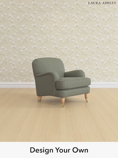 Birchgrove Check/Olive Green Lynden Scatter Back By Laura Ashley (W47092) | £950