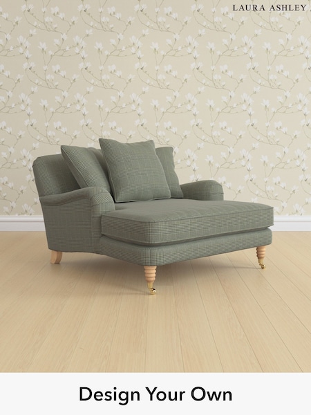 Birchgrove Check/Olive Green Lynden Scatter Back By Laura Ashley (W47092) | £1,325
