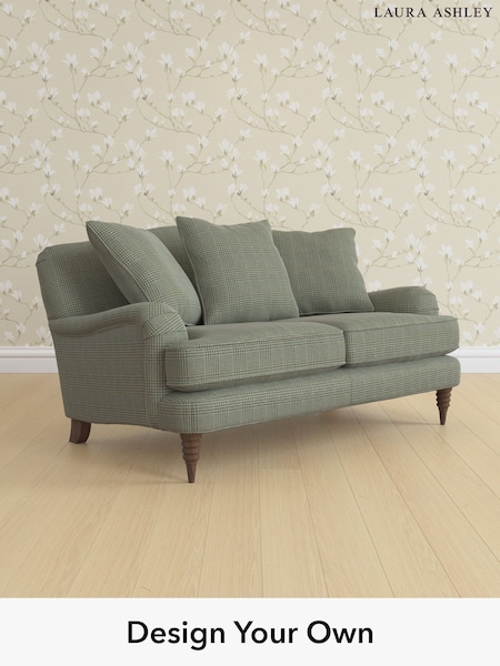 Birchgrove Check/Olive Green Lynden Scatter Back By Laura Ashley (W47092) | £1,425