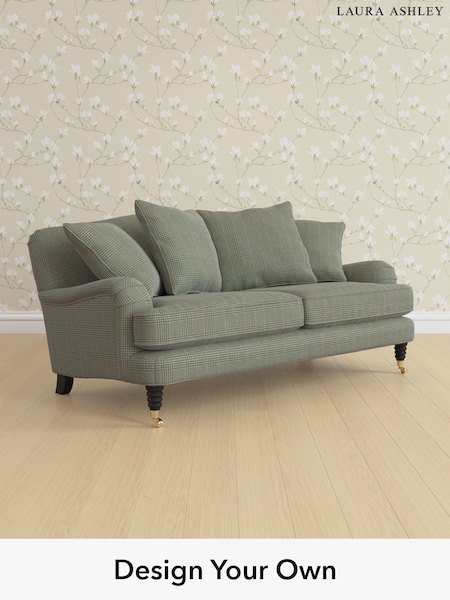 Birchgrove Check/Olive Green Lynden Scatter Back By Laura Ashley (W47092) | £1,525
