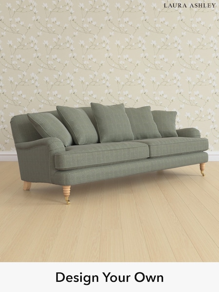 Birchgrove Check/Olive Green Lynden Scatter Back By Laura Ashley (W47092) | £1,725