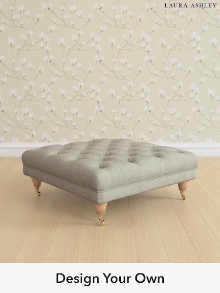 Bainton/Pale Steel Grey Gloucester Button Back By Laura Ashley (W47104) | £550