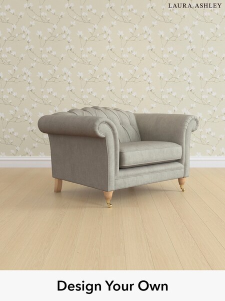 Bainton/Pale Steel Grey Gloucester Button Back By Laura Ashley (W47104) | £1,000