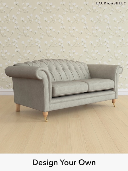 Bainton/Pale Steel Grey Gloucester Button Back By Laura Ashley (W47104) | £1,350