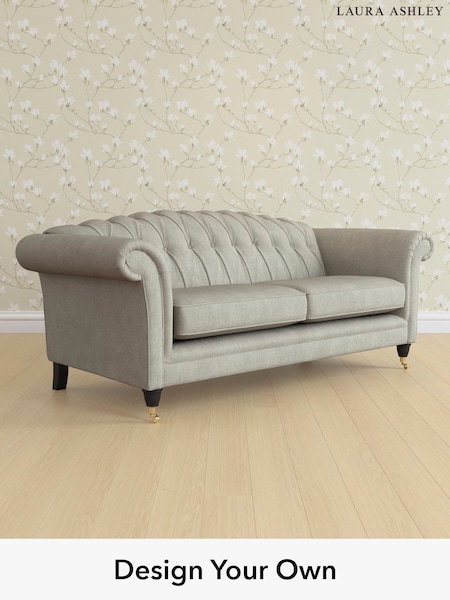 Bainton/Pale Steel Grey Gloucester Button Back By Laura Ashley (W47104) | £1,450