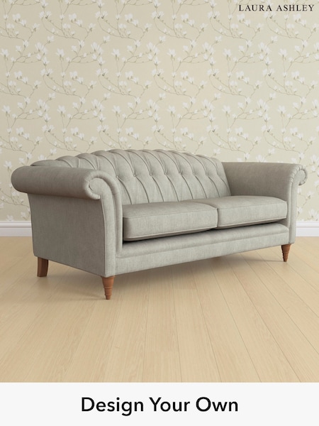 Bainton/Pale Steel Grey Gloucester Button Back By Laura Ashley (W47104) | £1,450