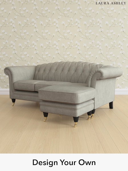 Bainton/Pale Steel Grey Gloucester Button Back By Laura Ashley (W47104) | £1,800