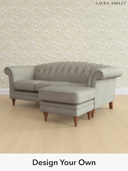 Bainton/Pale Steel Grey Gloucester Button Back By Laura Ashley (W47104) | £1,800