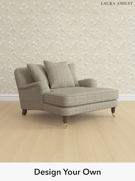 Carolyn Check/Hazelnut Natural Lynden Scatter Back By Laura Ashley (W47120) | £1,250