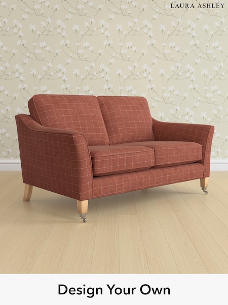 Carolyn Check/Terracotta Orange Marford By Laura Ashley (W47125) | £1,150