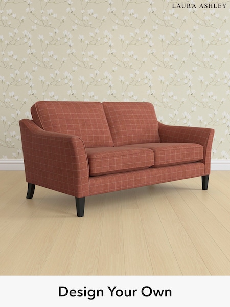 Carolyn Check/Terracotta Orange Marford By Laura Ashley (W47125) | £1,250