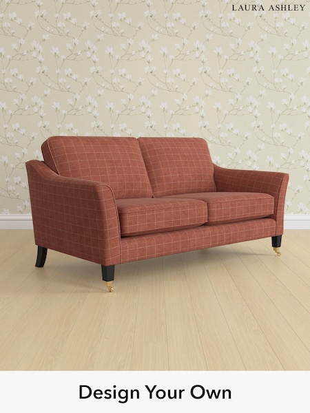 Carolyn Check/Terracotta Orange Marford By Laura Ashley (W47125) | £1,250