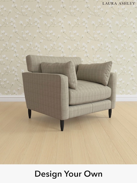 Carolyn Check/Hazelnut Natural Radcliffe By Laura Ashley (W47146) | £1,150