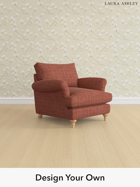 Carolyn Check/Terracotta Orange Westley By Laura Ashley (W47147) | £925