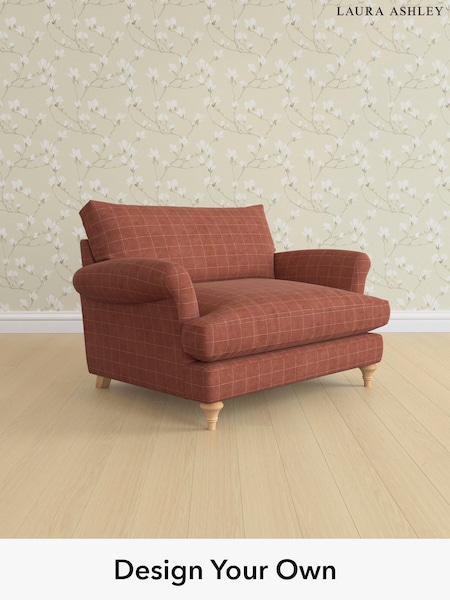 Carolyn Check/Terracotta Orange Westley By Laura Ashley (W47147) | £1,050