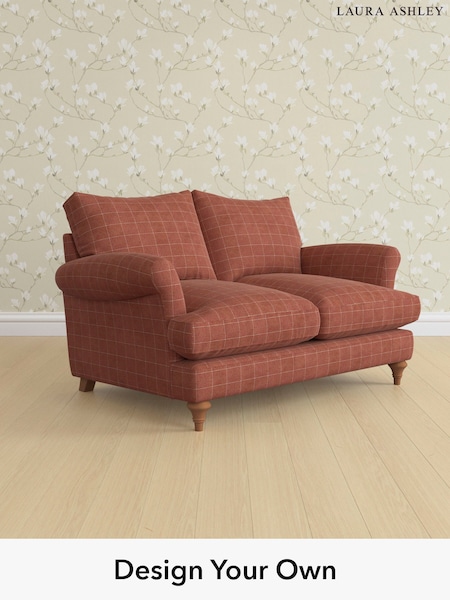 Carolyn Check/Terracotta Orange Westley By Laura Ashley (W47147) | £1,300